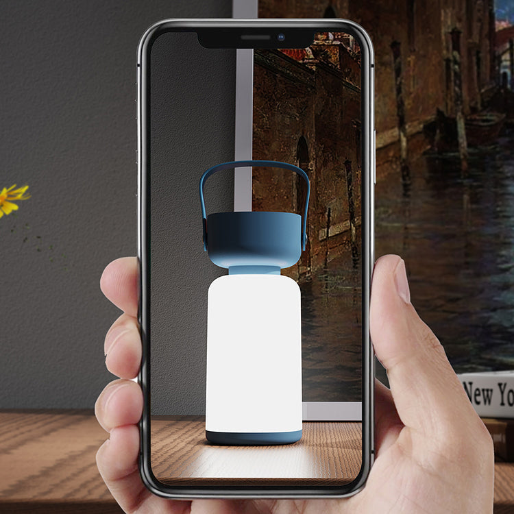 مصباح طاولة LED محمول أسطواني الشكل | تصميم عصري مقاوم للماء، قابل لإعادة الشحن عبر USB - Lamylie