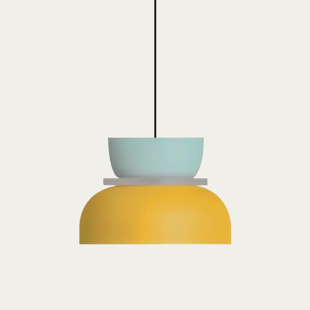 Acrylic Pendant Lamp Nyra Multicolored Lampshade Spherical with E27 Socket Three Lighting Modes - Lamylie