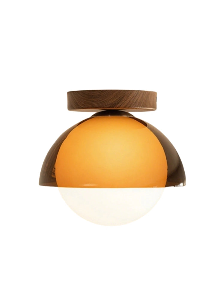 Vintage Ceiling Lamp with Sunset Tones for Hallway and Entrance | Modern Ambient Lighting - Lamylie