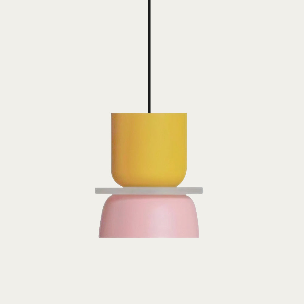 Acrylic Pendant Lamp Nyra Multicolored Lampshade Spherical with E27 Socket Three Lighting Modes - Lamylie