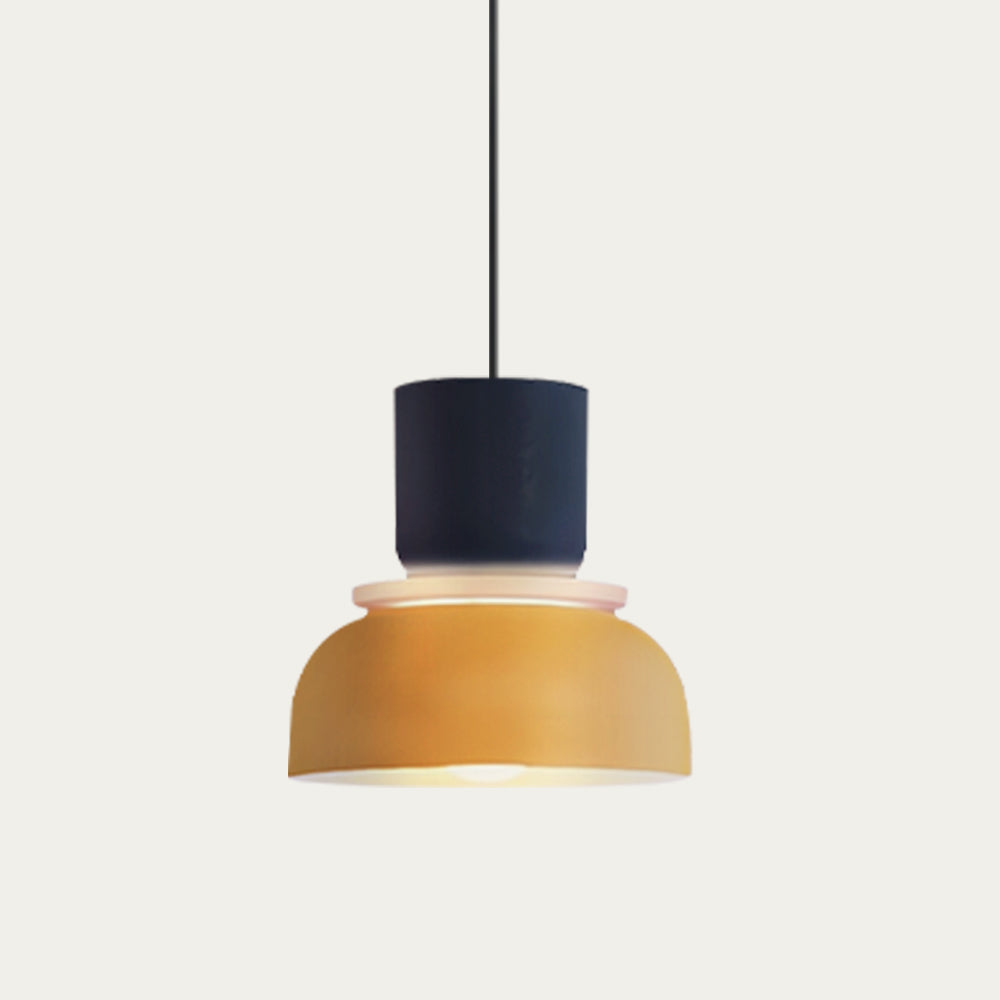 Acrylic Pendant Lamp Nyra Multicolored Lampshade Spherical with E27 Socket Three Lighting Modes - Lamylie