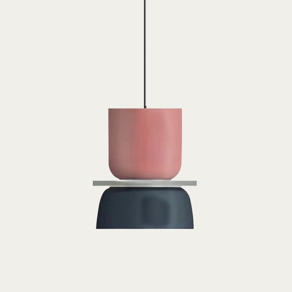 Acrylic Pendant Lamp Nyra Multicolored Lampshade Spherical with E27 Socket Three Lighting Modes - Lamylie