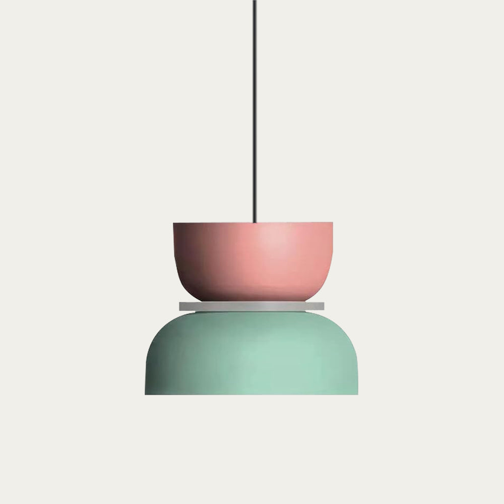 Acrylic Pendant Lamp Nyra Multicolored Lampshade Spherical with E27 Socket Three Lighting Modes - Lamylie
