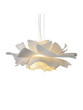Handmade Acrylic Pendant Lamp Lotus Flower White Scandinavian Design - Lamylie