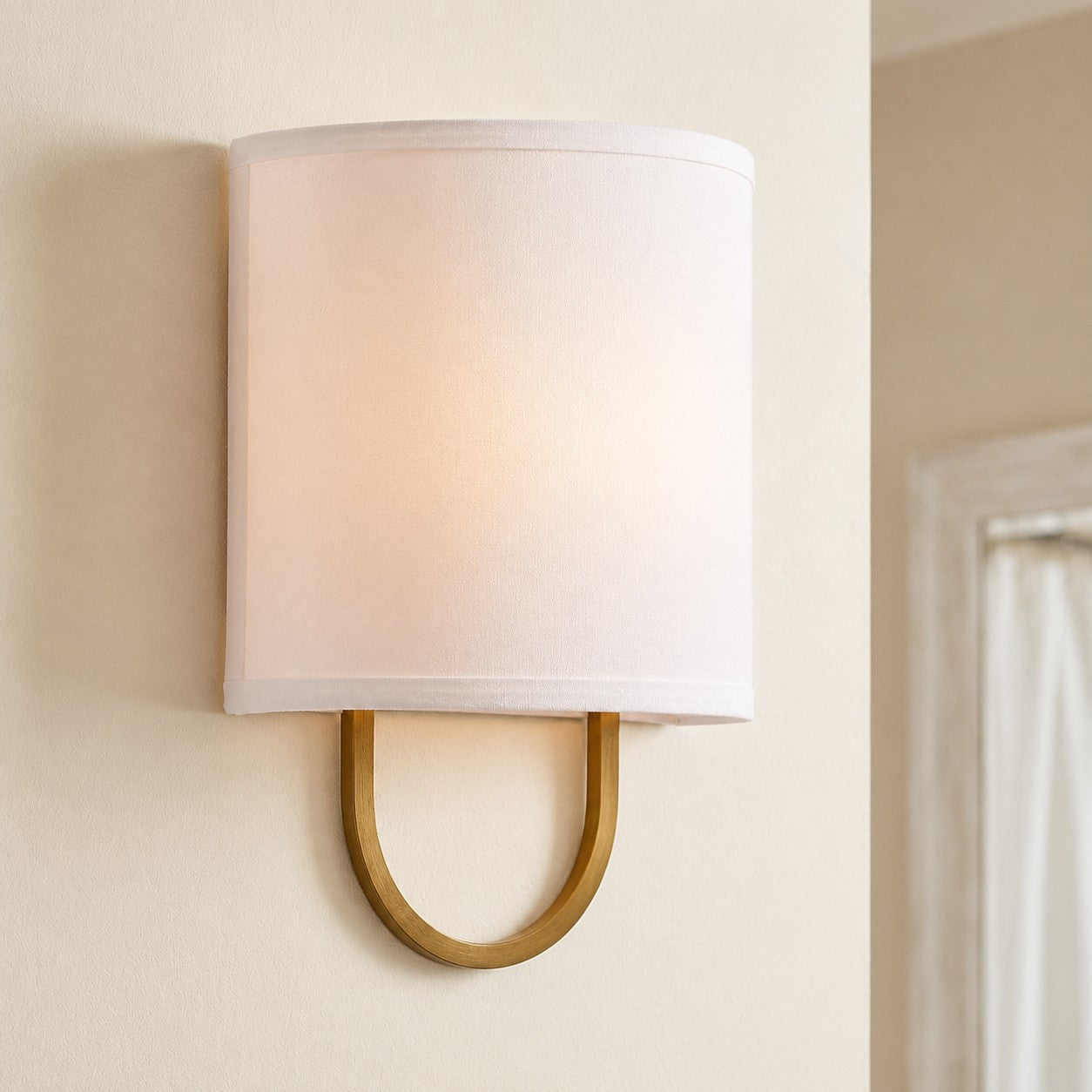 Wandlampe mit Stoffschirm | Moderne Schlafzimmer-Wandbeleuchtung für gemütliche Atmosphäre - Lamylie