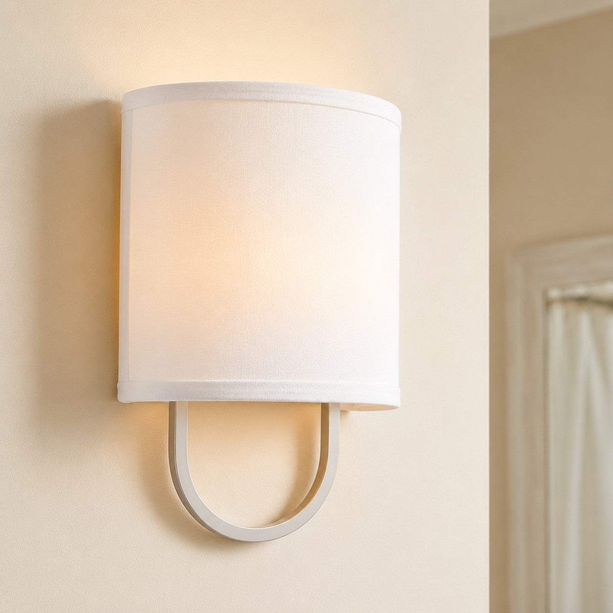 Wandlampe mit Stoffschirm | Moderne Schlafzimmer-Wandbeleuchtung für gemütliche Atmosphäre - Lamylie