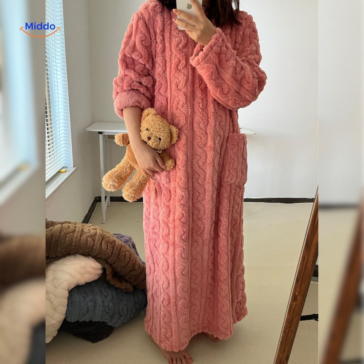 Vestaglia coperta accogliente – Goditi il calore, muoviti liberamente e vivi un comfort senza fine! - Lamylie