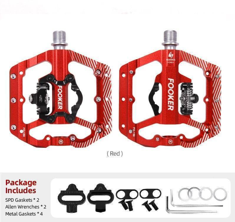 Mountain and Road Bike Pedals for Improved Cycling Efficiency - Lamylie