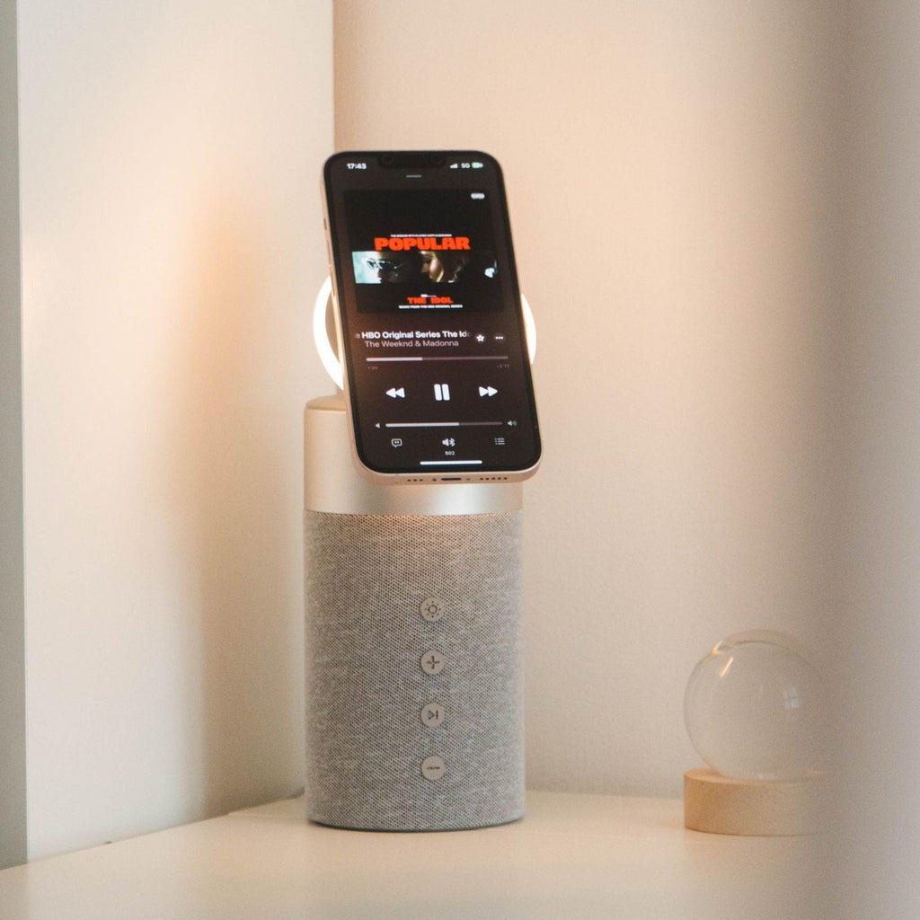 Wireless Speaker with Charging Function | 3-in-1 Bluetooth Speaker, MagSafe Power Bank & Ambient Lighting - Lamylie
