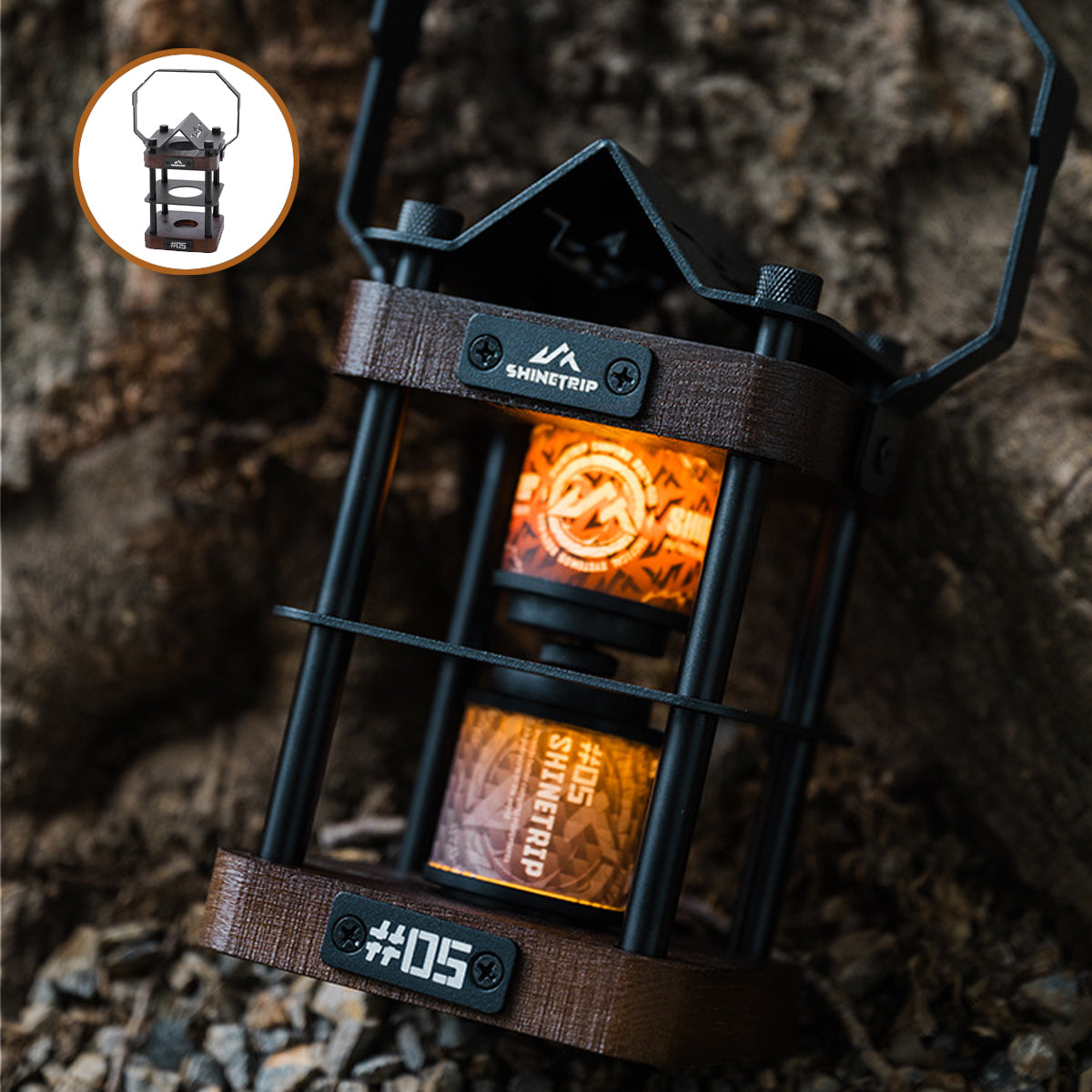 Modulares Campinglicht mit Spin-Glow-Funktion – Lamylie