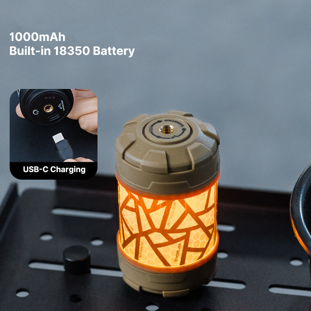 Modulares Campinglicht mit Spin-Glow-Funktion – Lamylie