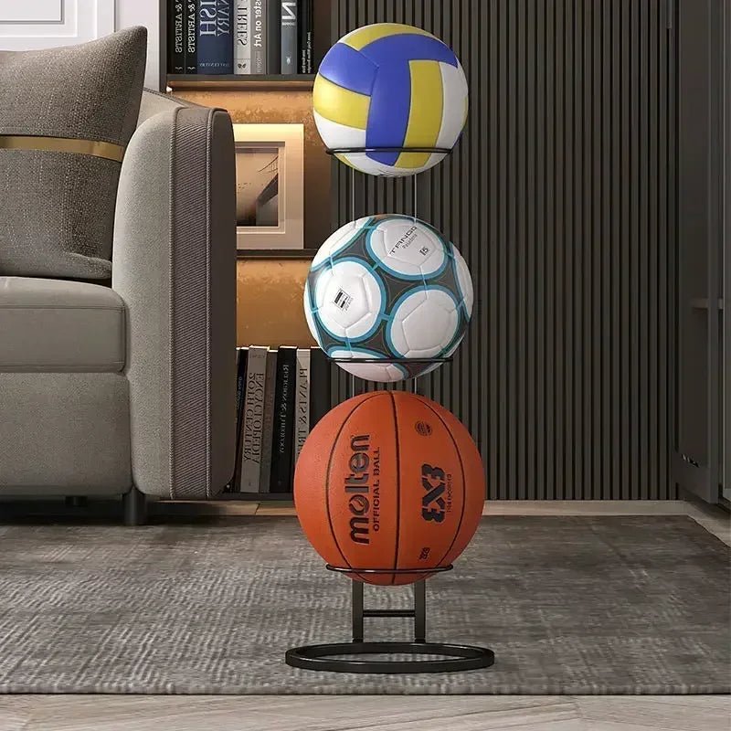 Kompakt sportlabda-tároló állvány – Tárolási megoldás otthonra, garázsba és edzőterembe - Lamylie