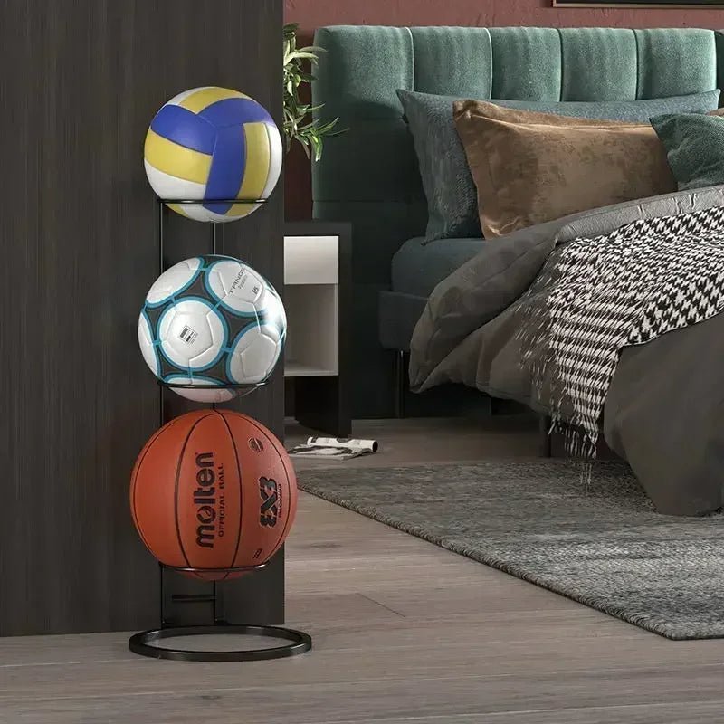 Kompakt sportlabda-tároló állvány – Tárolási megoldás otthonra, garázsba és edzőterembe - Lamylie