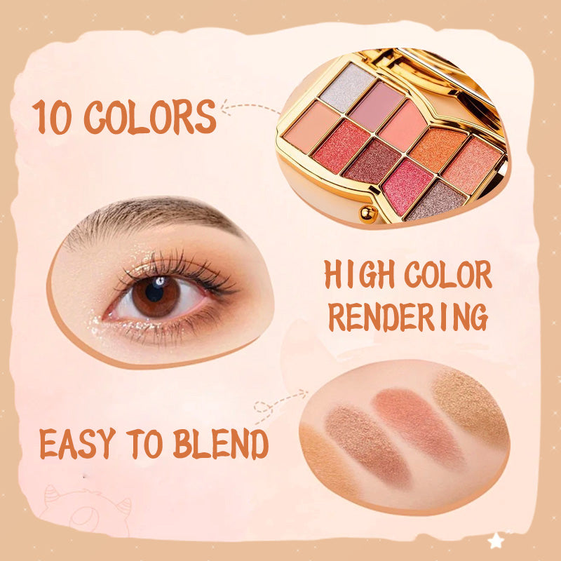 Your Beauty Diary| 10-Farben-Glitzer-Lidschattenpalette – Lamylie