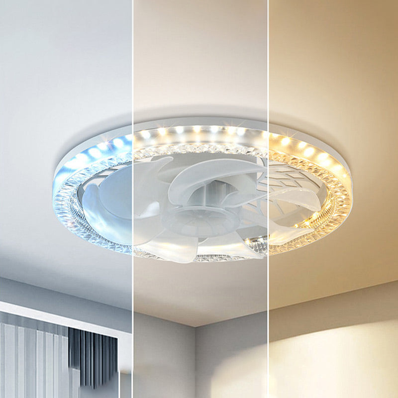 Fan with Light | Soothing Light and Cool Breeze | Remote Control | 4 Settings - Lamylie