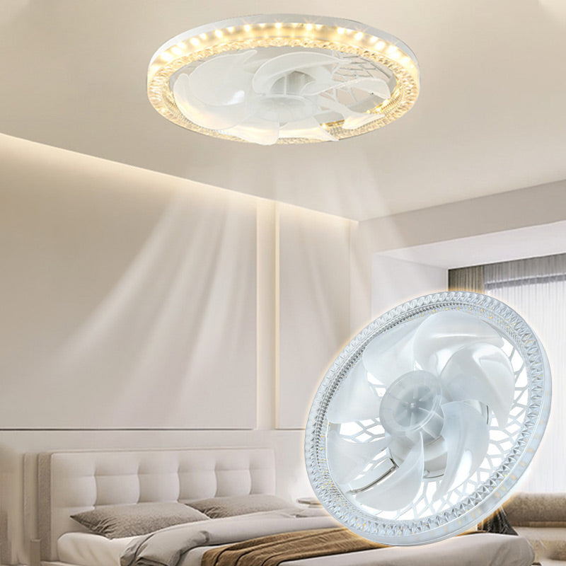 Fan with Light | Soothing Light and Cool Breeze | Remote Control | 4 Settings - Lamylie