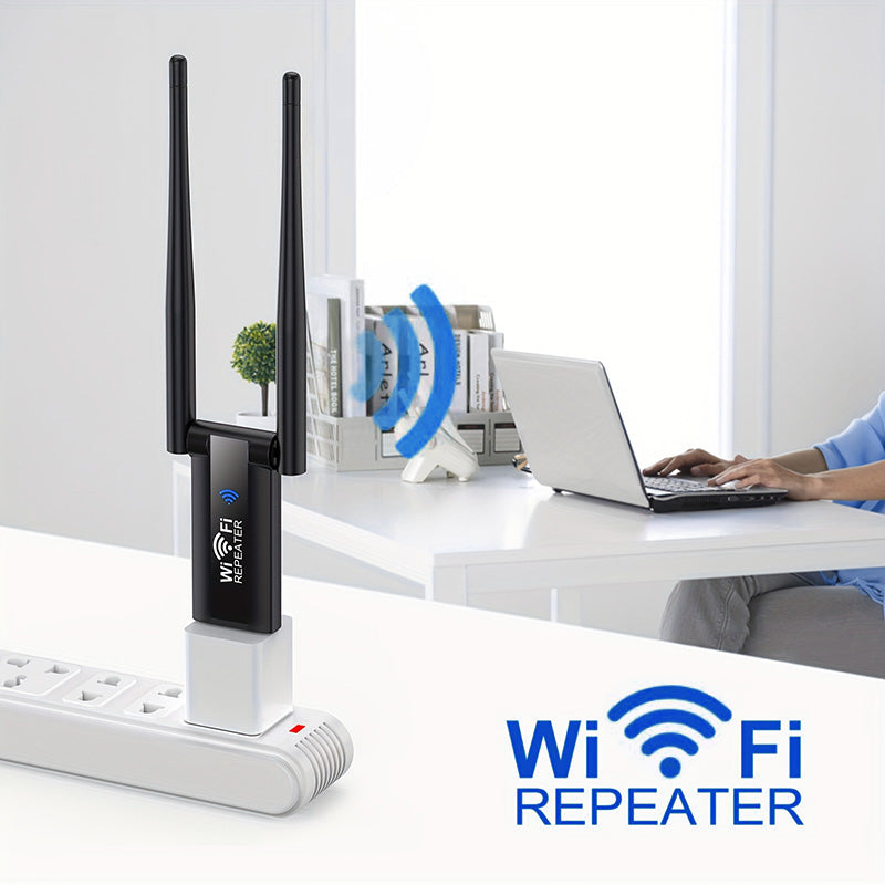 WiFi Repeater 300Mbps | Enhances Your Wireless Network Range | USB Powered | Compact & Portable - Lamylie