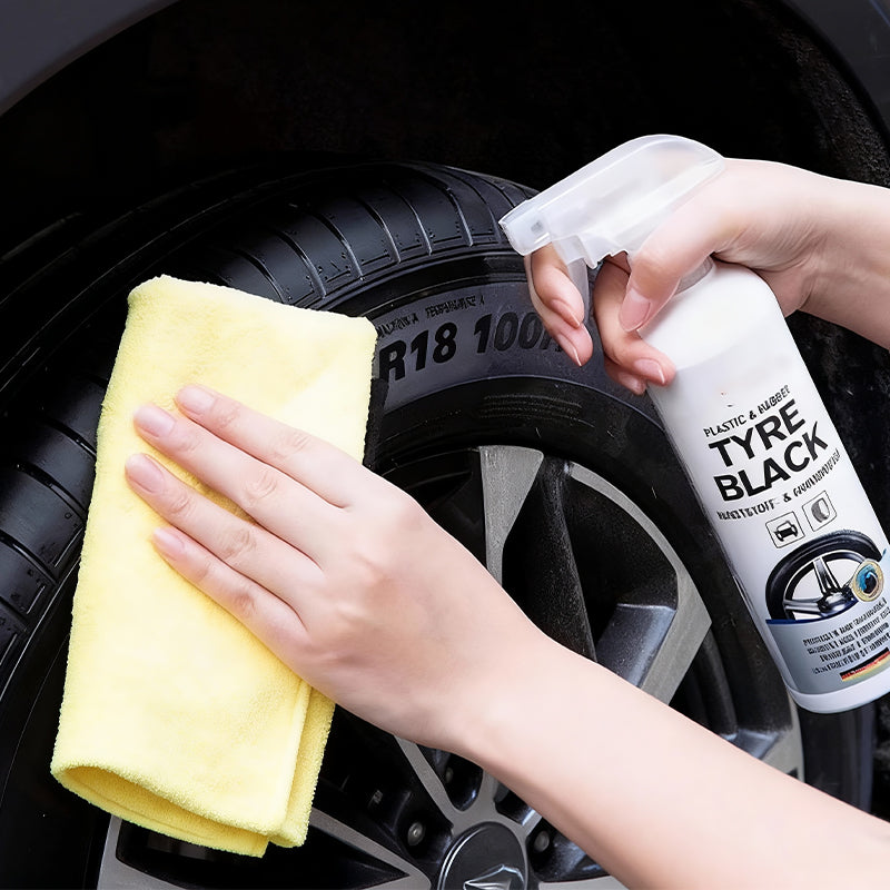 Deep Black Tire Shine for Lasting Protection and Stunning Finish - Lamylie