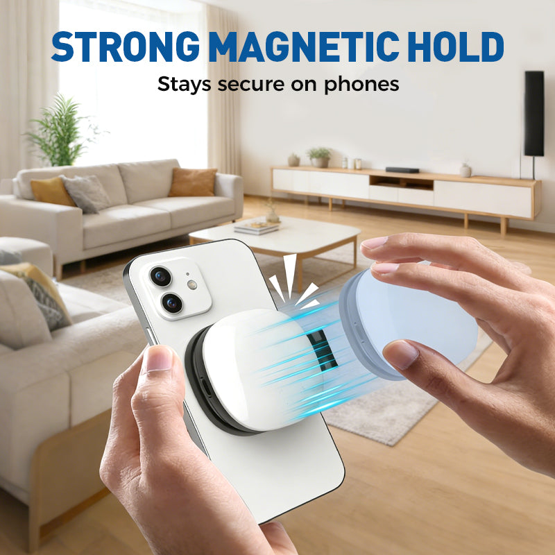 3-in-1 Selfie Light with Mirror and Smartphone Holder - Lamylie