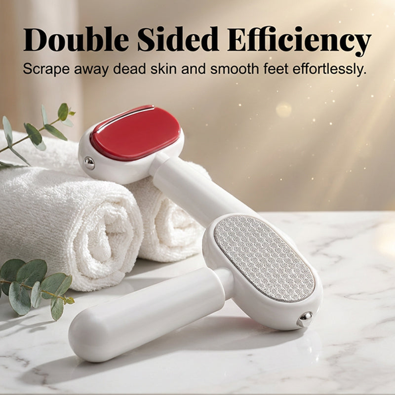 Raspador de pés de dupla face para remover calosidades - Lamylie