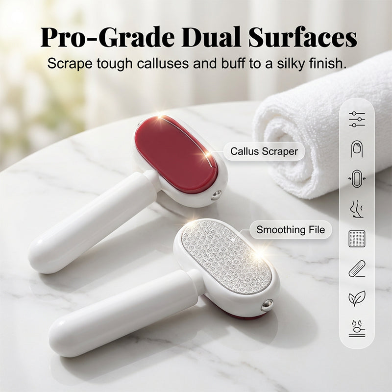 Raspador de pés de dupla face para remover calosidades - Lamylie