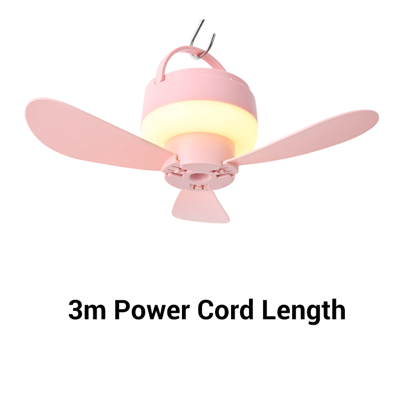Hanging LED Fan with Night Light - Lamylie