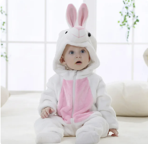 Cozy Fleece Jumpsuit for Infants - Lamylie