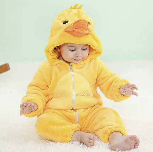 Cozy Fleece Jumpsuit for Infants - Lamylie