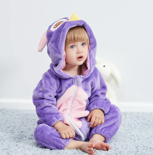 Cozy Fleece Jumpsuit for Infants - Lamylie