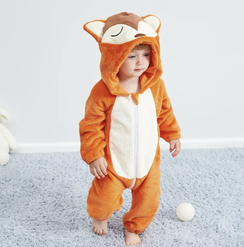 Cozy Fleece Jumpsuit for Infants - Lamylie