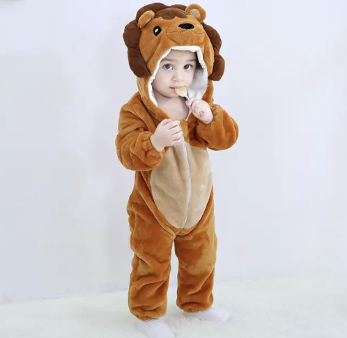 Cozy Fleece Jumpsuit for Infants - Lamylie