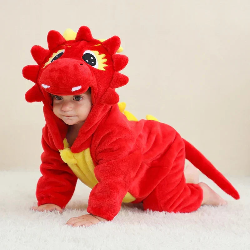 Cozy Fleece Jumpsuit for Infants - Lamylie
