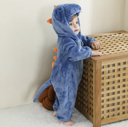 Cozy Fleece Jumpsuit for Infants - Lamylie