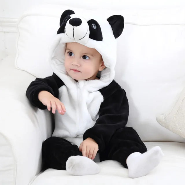 Cozy Fleece Jumpsuit for Infants - Lamylie
