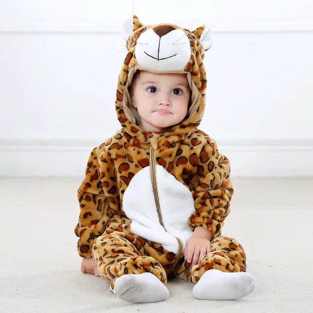 Cozy Fleece Jumpsuit for Infants - Lamylie