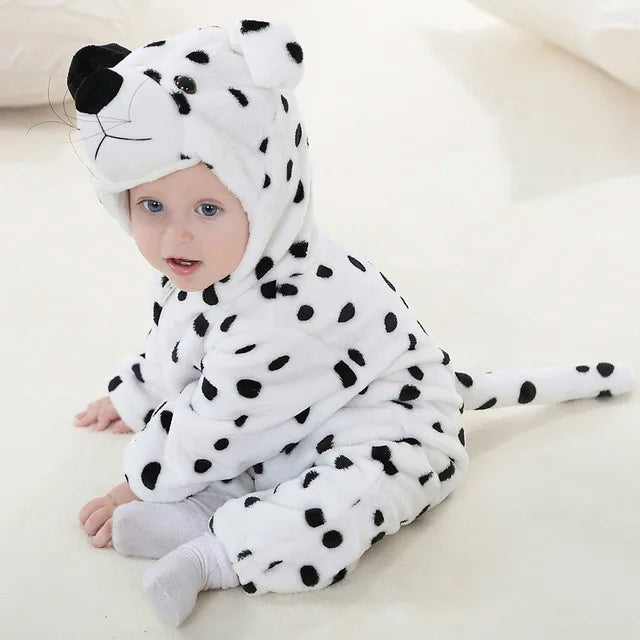 Cozy Fleece Jumpsuit for Infants - Lamylie