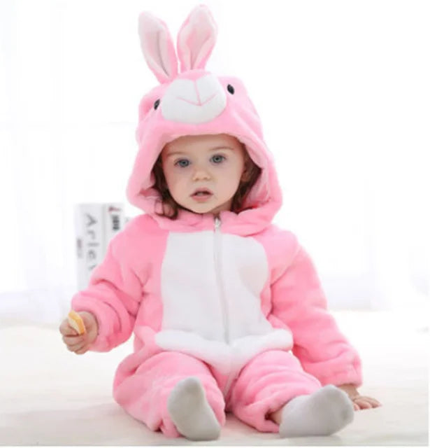 Cozy Fleece Jumpsuit for Infants - Lamylie