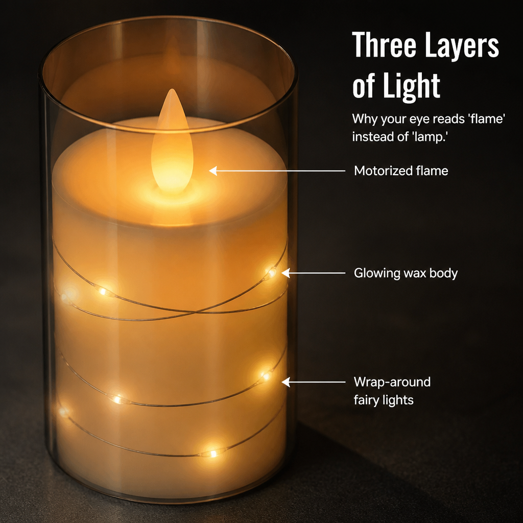 LumenaFlicker — Glow Like Real Candles Without the Fire, Mess, or Worry - Lamylie