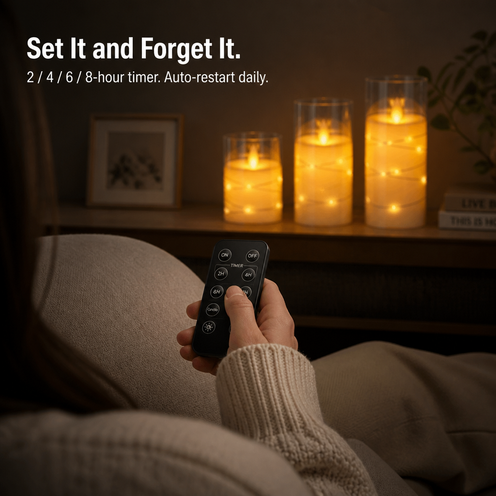 LumenaFlicker — Glow Like Real Candles Without the Fire, Mess, or Worry - Lamylie