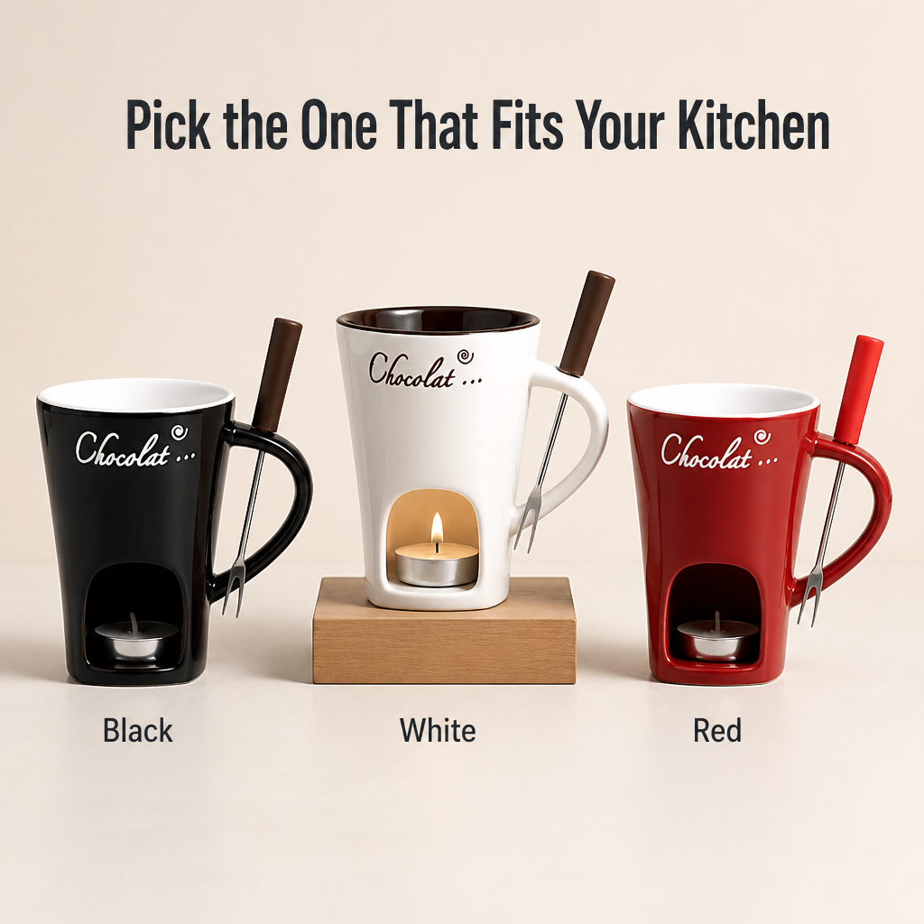 MeloMist — Allumez une bougie chauffe-plat, faites fondre le chocolat et oubliez le caquelon à fondue — Lamylie