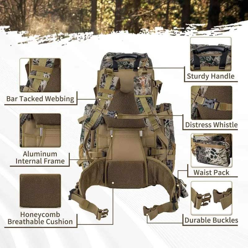 Outdoor-Tarnrucksack für taktische Jagd - Lamylie