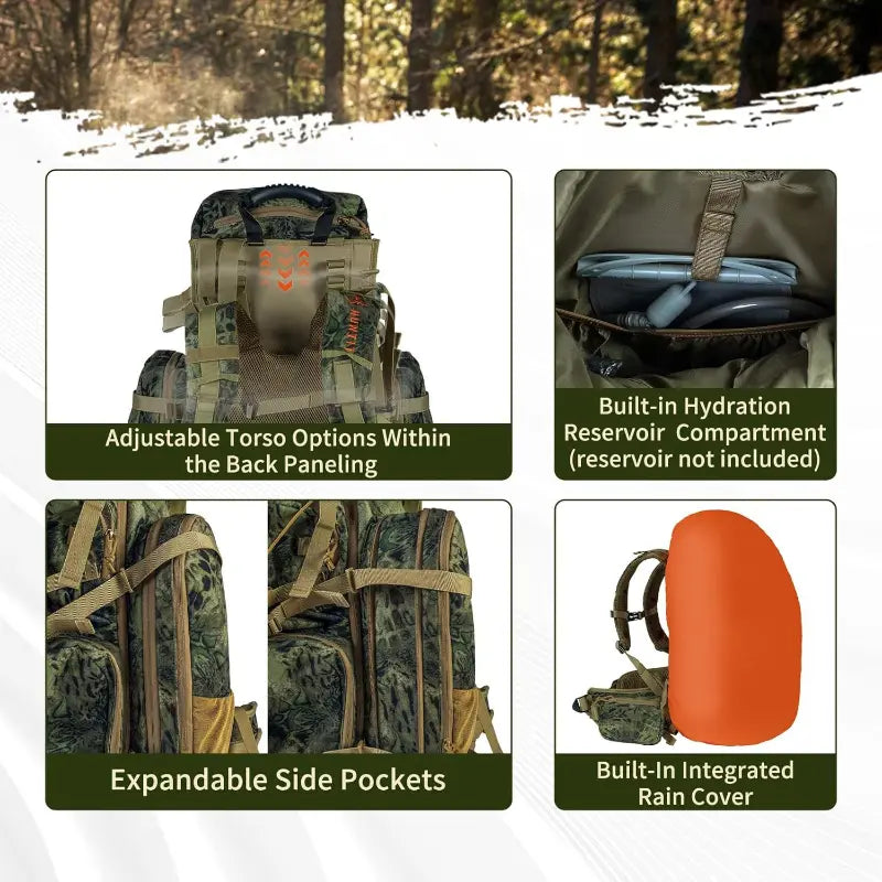 Outdoor-Tarnrucksack für taktische Jagd - Lamylie