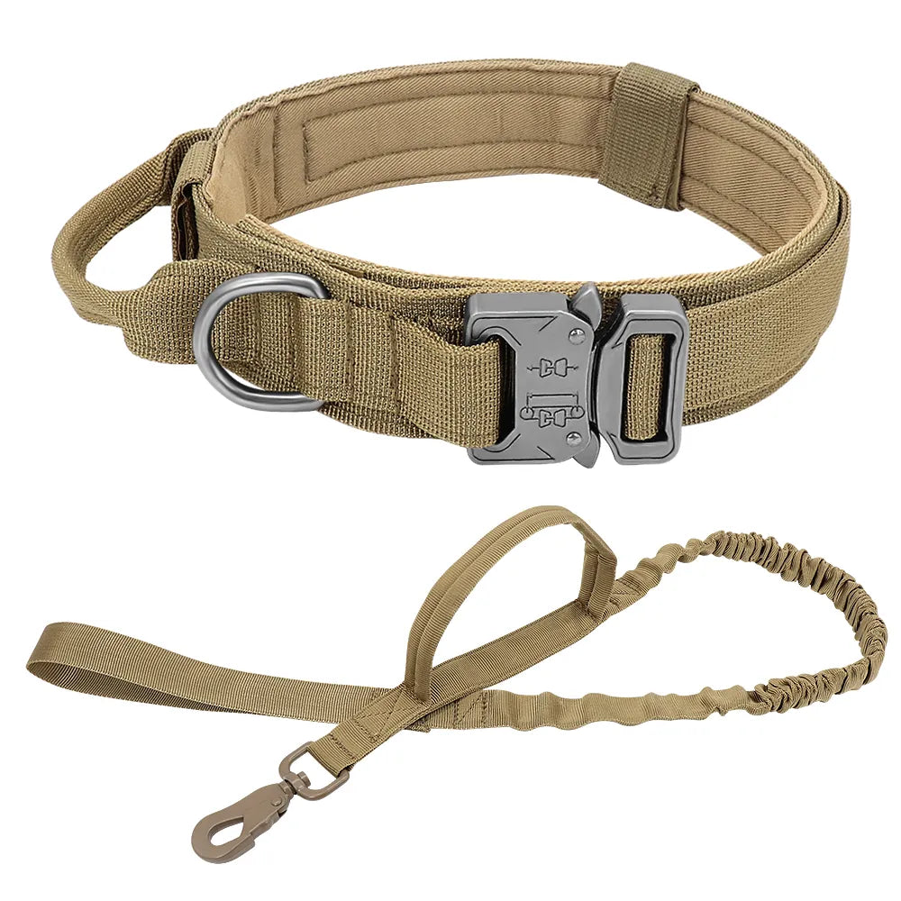Hondenhalsband met bungeelijn en bedieningsgreep voor training - Lamylie