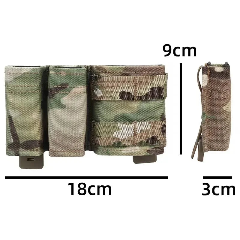 Podwójny uchwyt na magazynki 9 mm i 5,56 mm - Lamylie