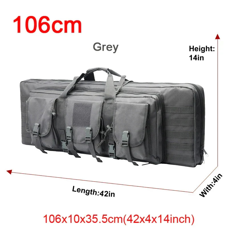 Estojo para armas e mochila tática para duas espingardas - Lamylie