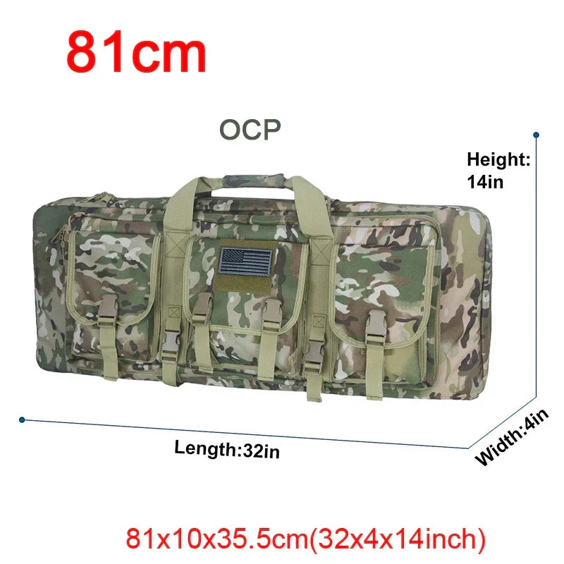 Estojo para armas e mochila tática para duas espingardas - Lamylie