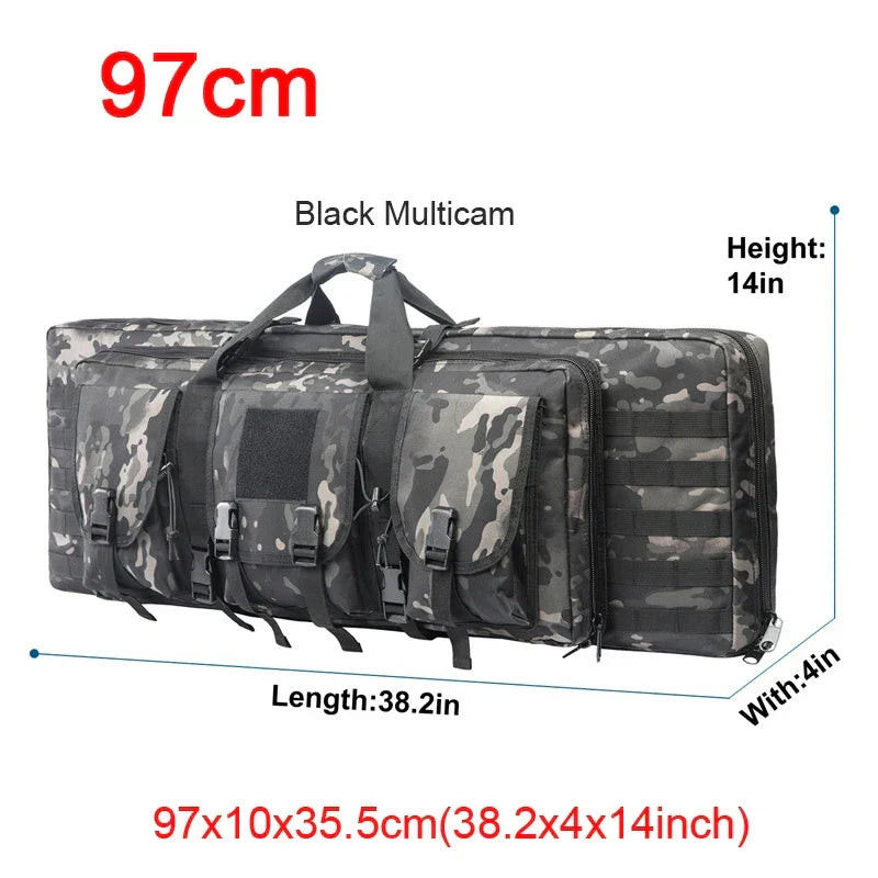 Estojo para armas e mochila tática para duas espingardas - Lamylie