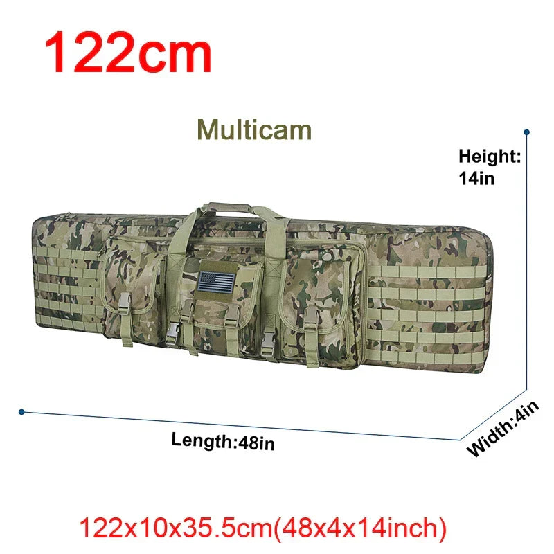 Estojo para armas e mochila tática para duas espingardas - Lamylie