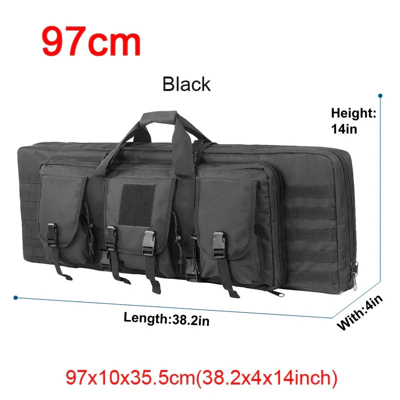 Estojo para armas e mochila tática para duas espingardas - Lamylie