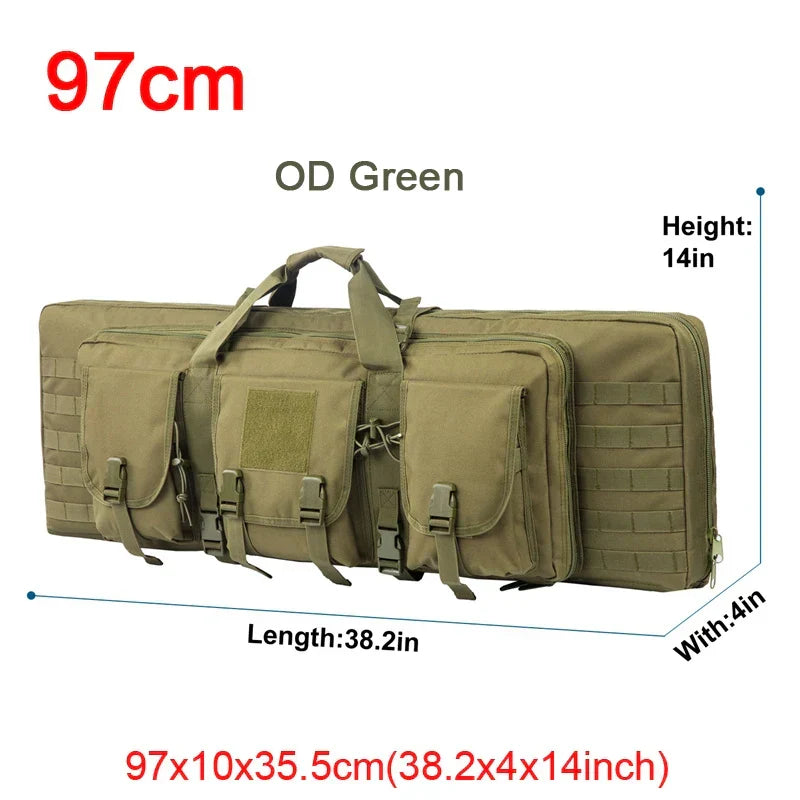 Estojo para armas e mochila tática para duas espingardas - Lamylie